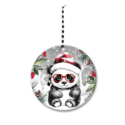 Pendaglio Natale Panda D.7