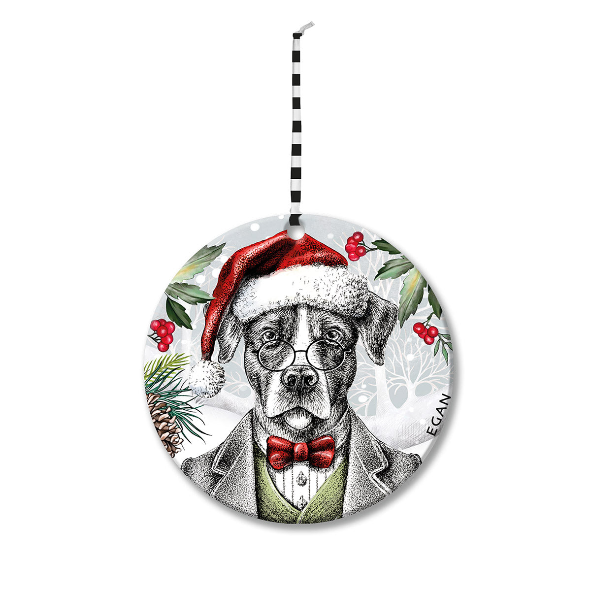 Pendaglio Natale Cane D.7