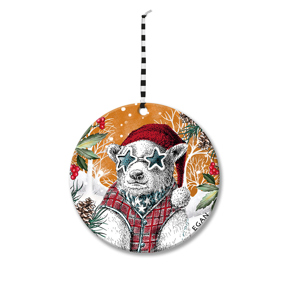 Pendaglio Natale Orso D.7