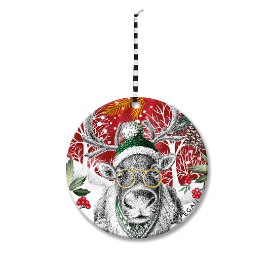 Pendaglio Natale Renna D.7