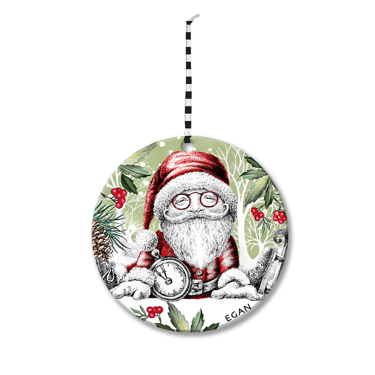 Pendaglio Natale Babbo Natale D.7