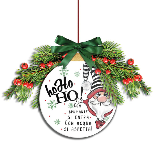 Fuoriporta Natale 2025 "Ho Ho Ho" d20