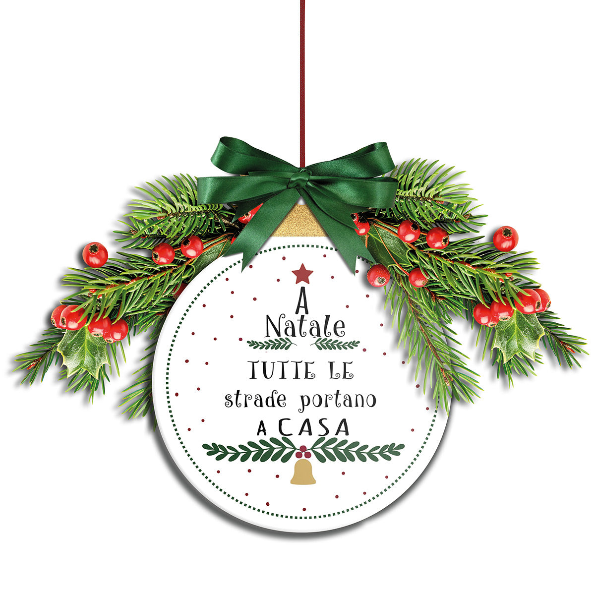 Fuoriporta Natale 2025 "A Natale" d20