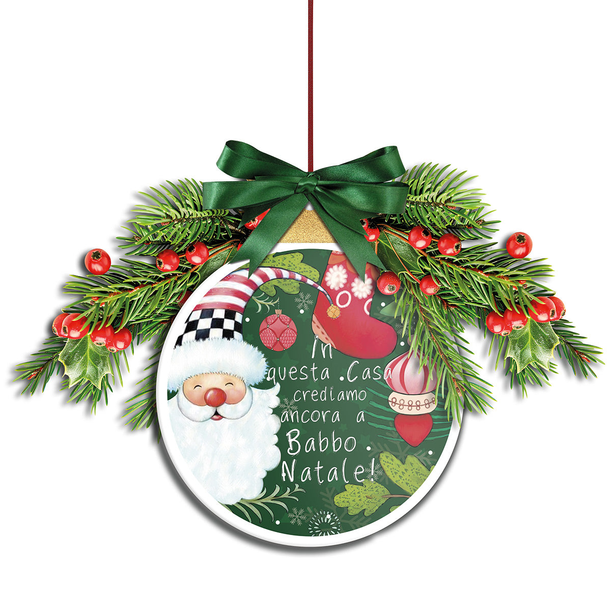 Fuoriporta Natale 2025 "Babbo Natale" d20