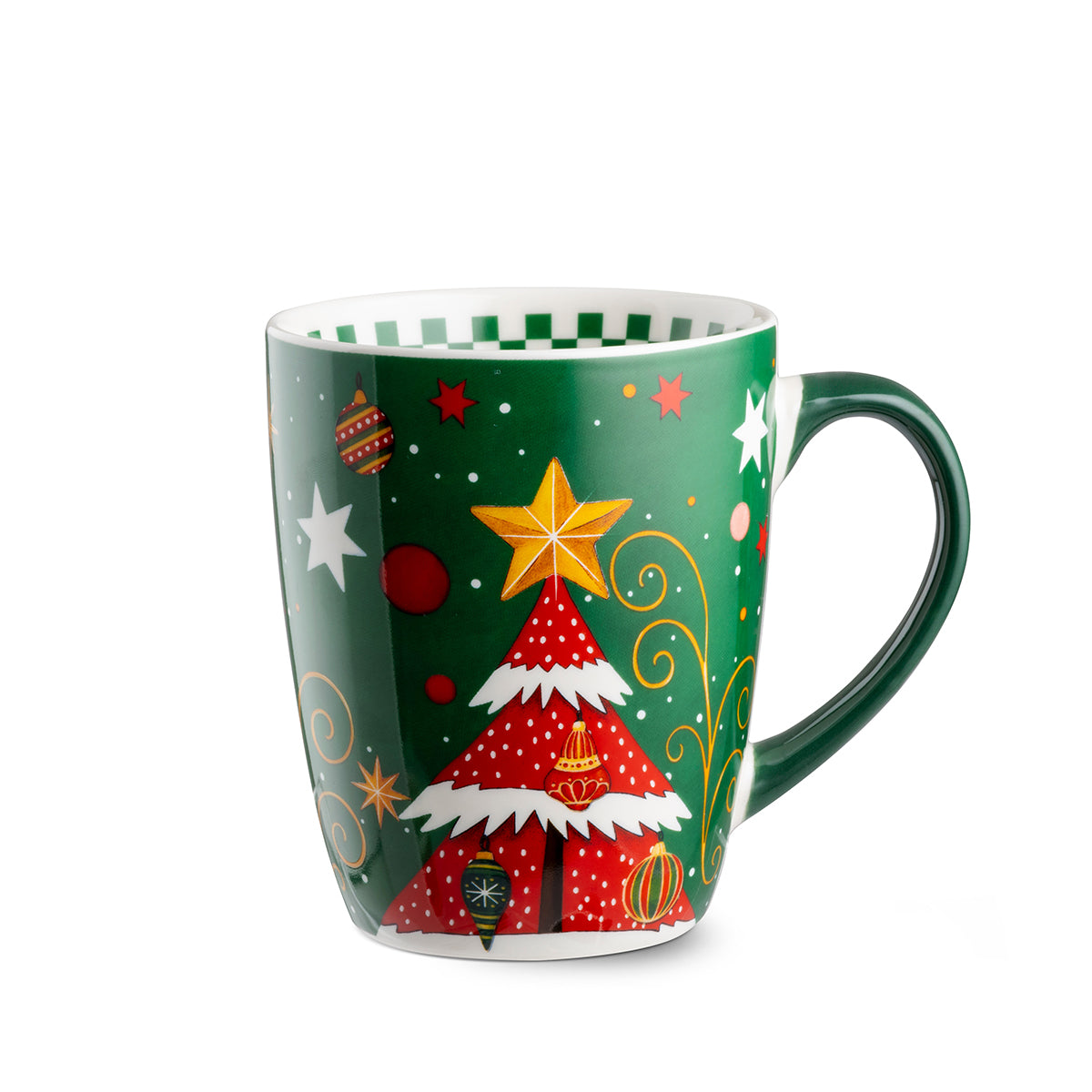 Mug albero verde Natale ml 430