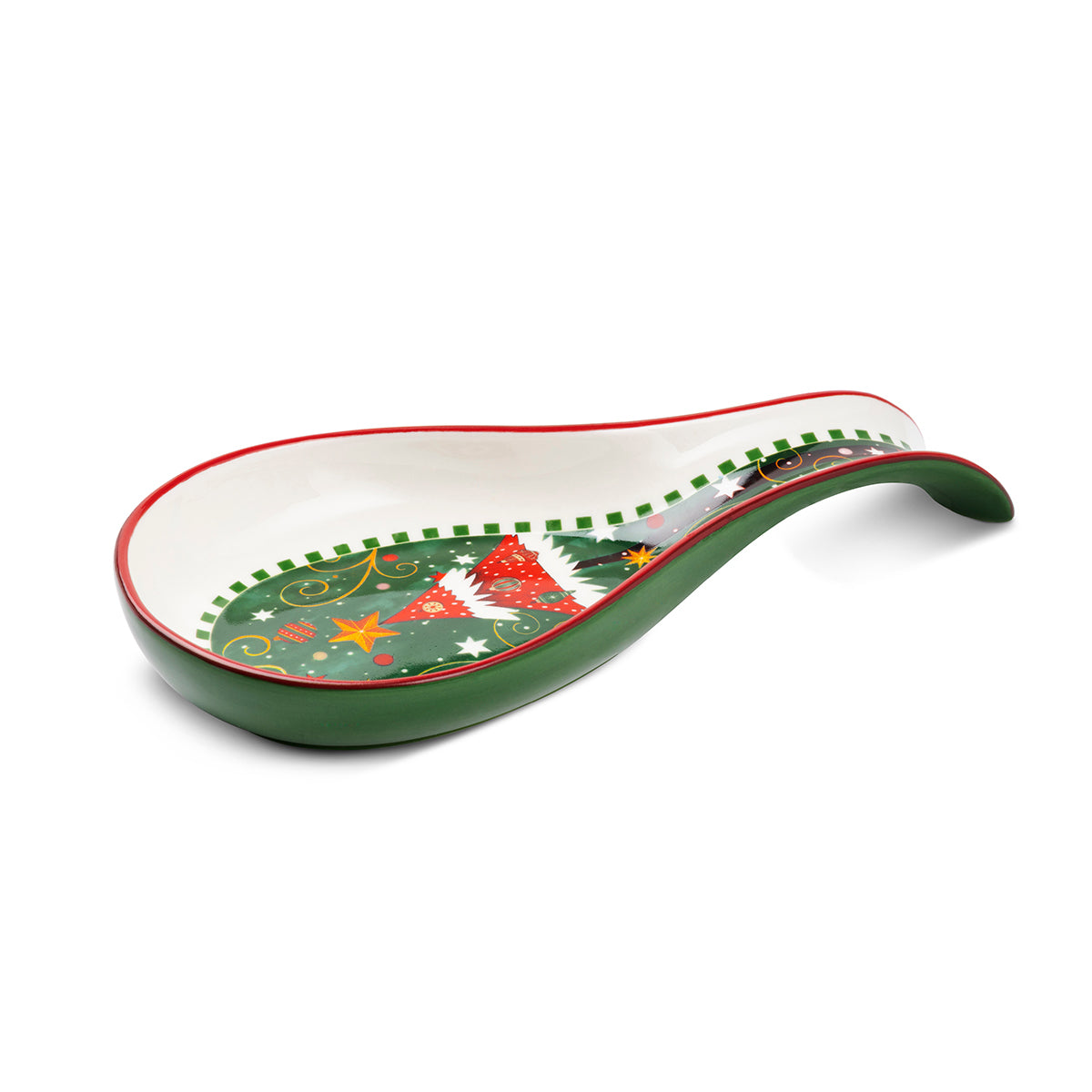 Poggiamestolo albero verde Natale