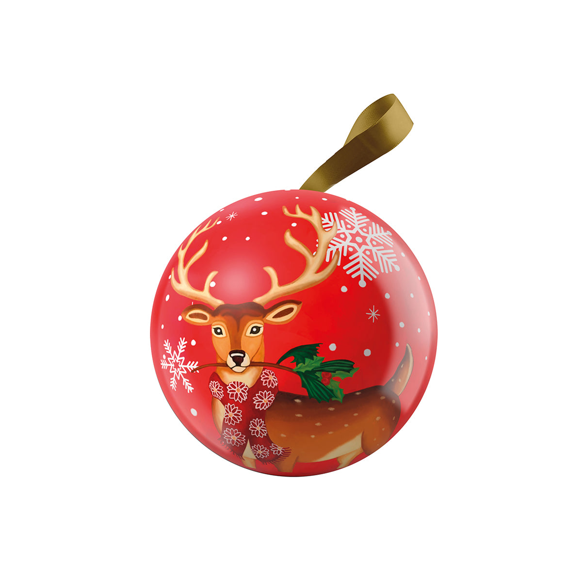 Palla Natale renna rosso Natale d 9