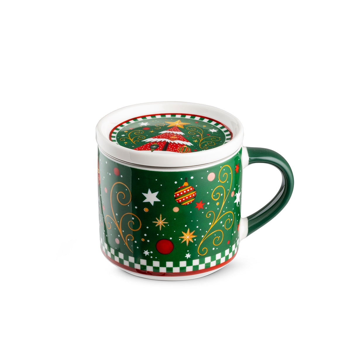 Tisaniera albero verde Natale ml 400
