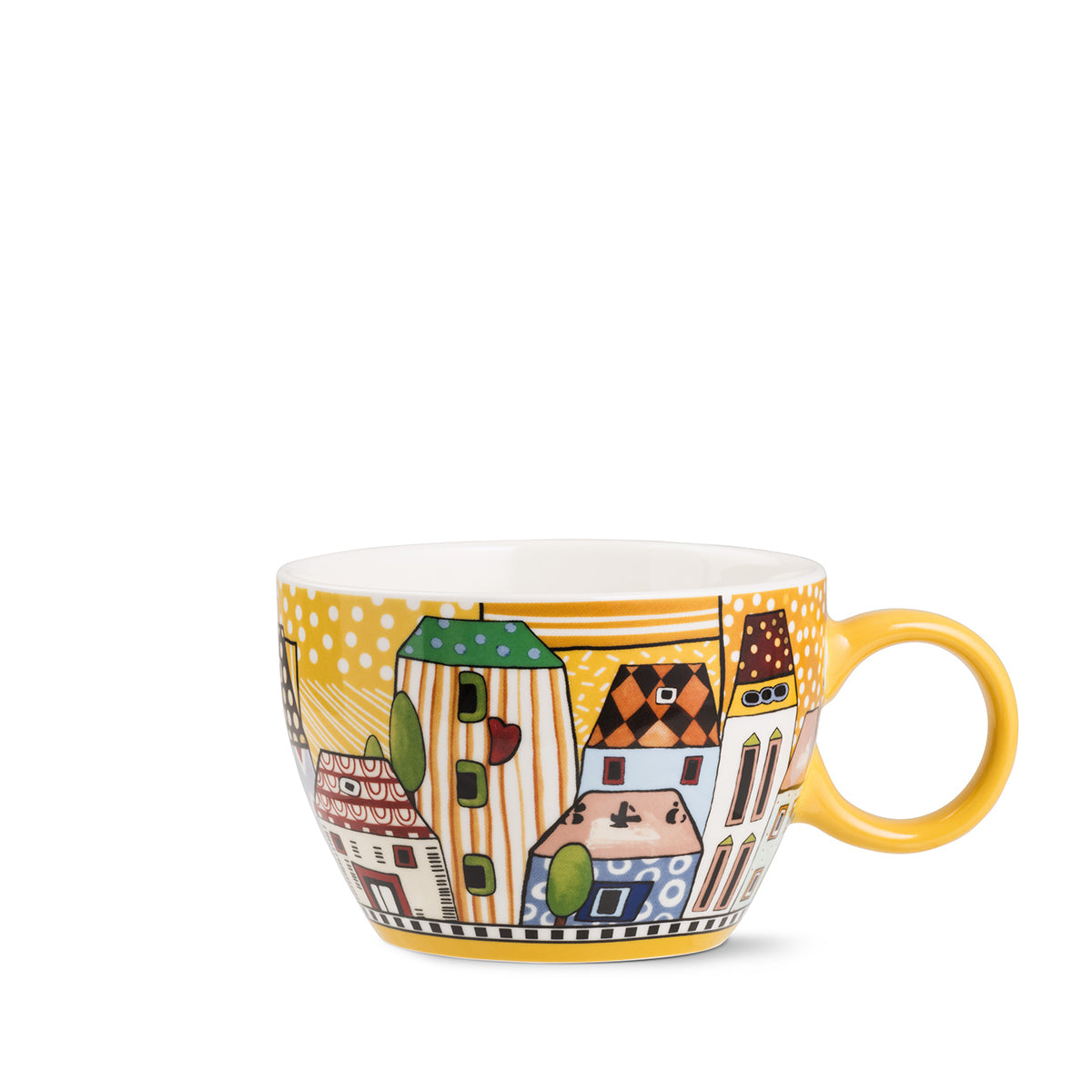 Tazza Colazione Paese Mio Giallo ml. 460