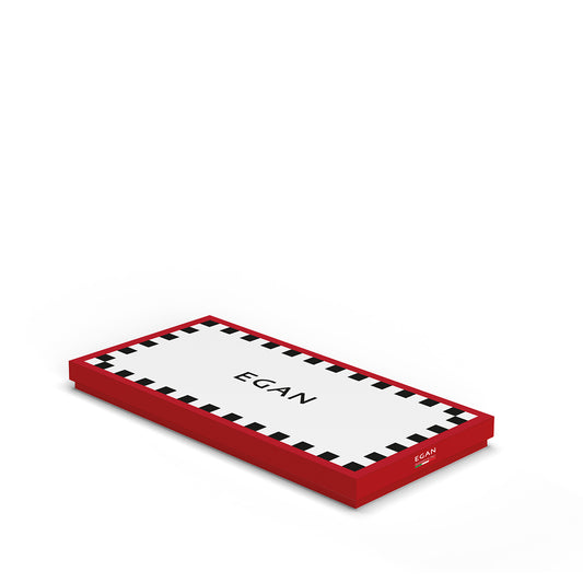 Vassoio Paese Mio Rosso 19x9