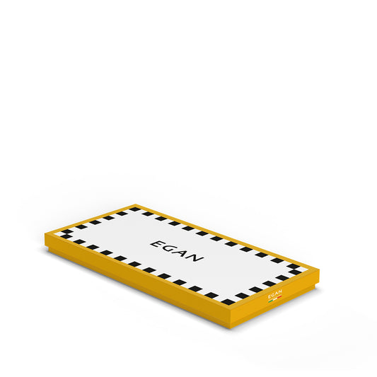 Vassoio Paese Mio Giallo 19x9