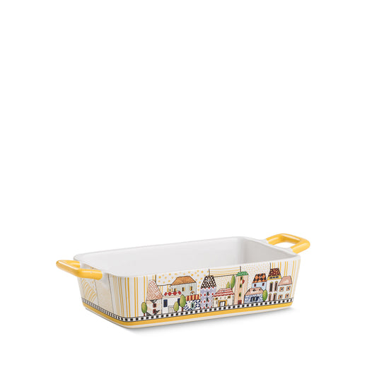 Pirofila Paese Mio Giallo 24,5x13