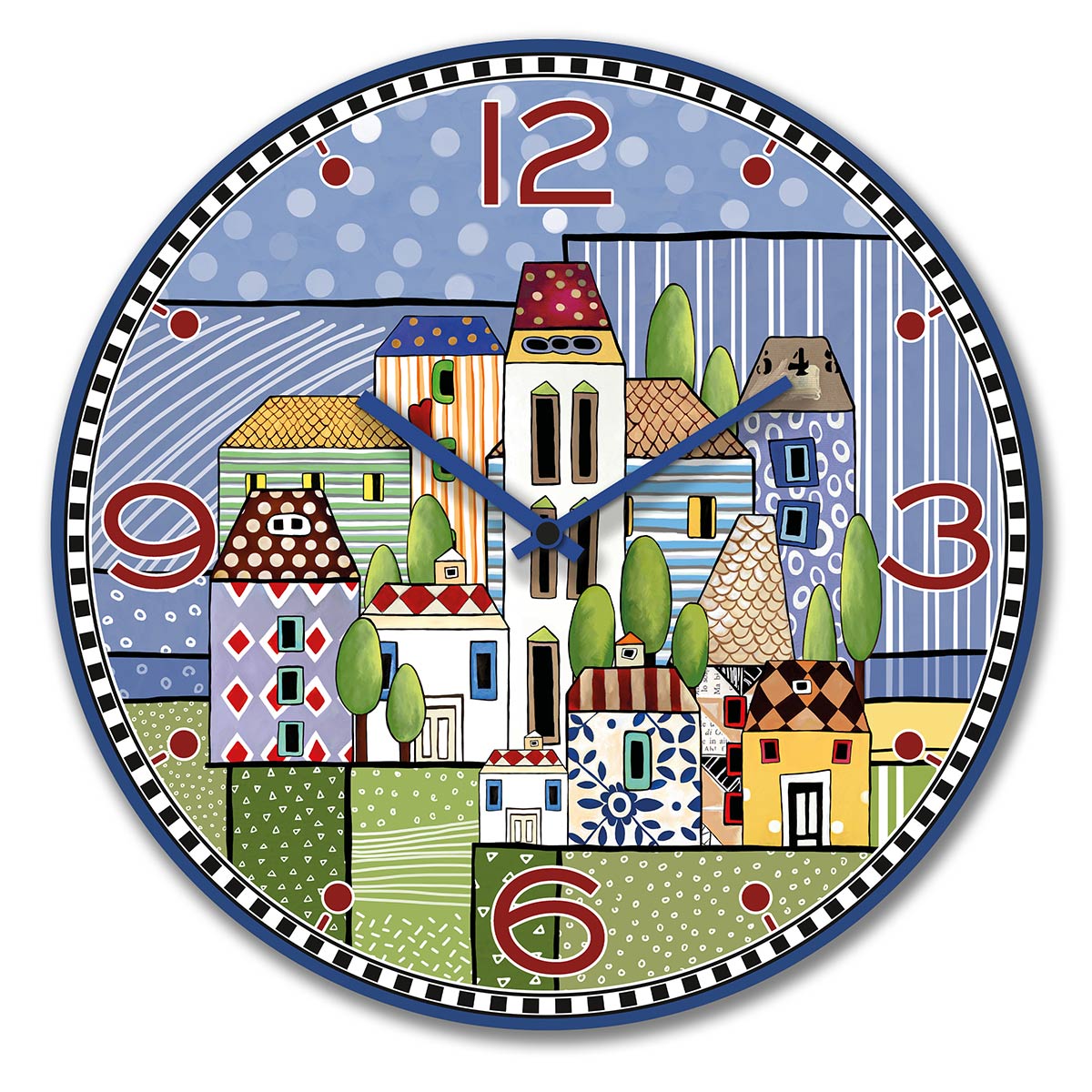 Orologio Paese Mio Blu d.50