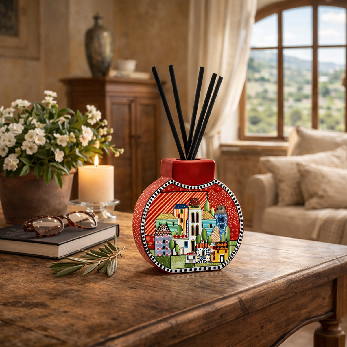 Paese Mio Red Diffuser 10x11 cm