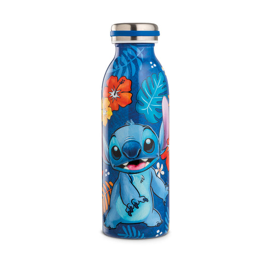 Bottiglia termica Stitch Blu ml.500