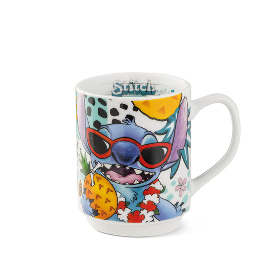 Mug impilabile Stitch Bianco ml.350