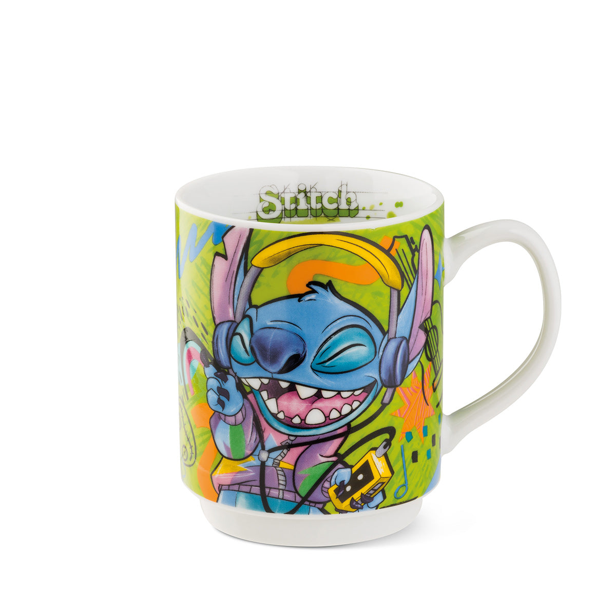 Mug impilabile Stitch Verde ml.350
