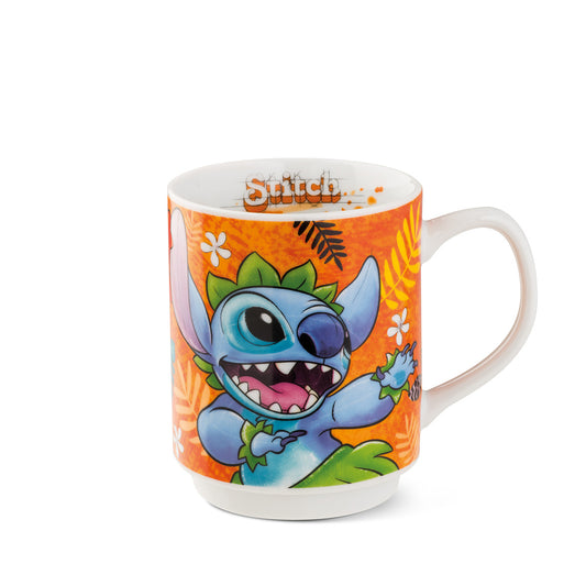 Mug impilabile Stitch Arancione ml.350
