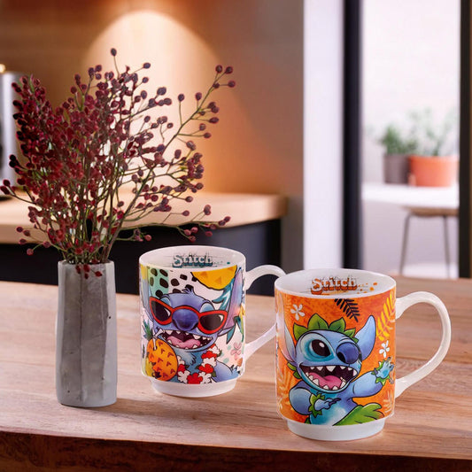 Mug impilabile Stitch Arancione ml.350