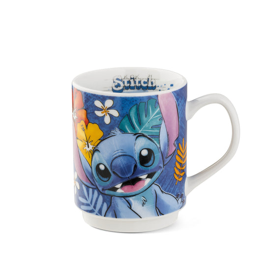 Mug impilabile Stitch Blu ml.350