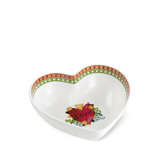 Centrotavola Love Rosso 23x6,5