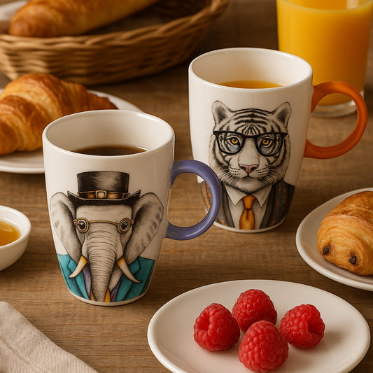 Mug Human Essence Elefante "Wisdom" ml.430