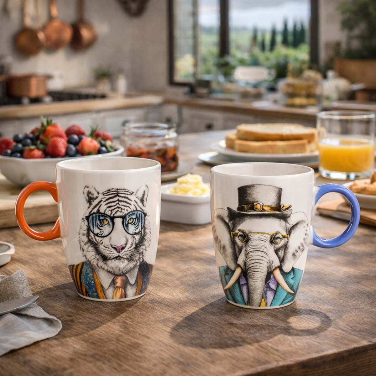Mug Human Essence Tigre "Courage" ml.430