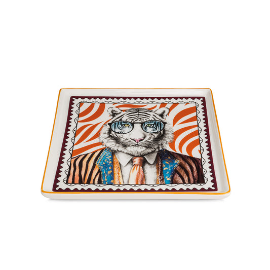 Vassoio Human Essence Tigre "Courage" 19x19
