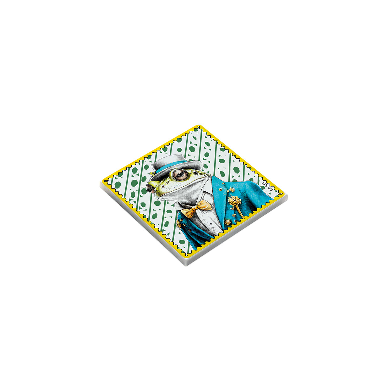 Set 5 Sotto Bicchieri Human Essence Rospo 