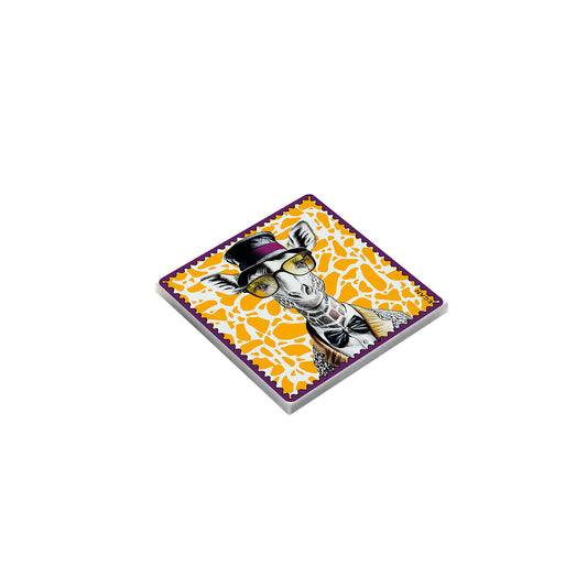 Set 5 Sotto Bicchieri Human Essence Giraffa "Far-Sightedness"