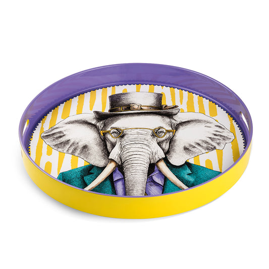 Vassoio Human Essence Elefante "Wisdom" D.37,5