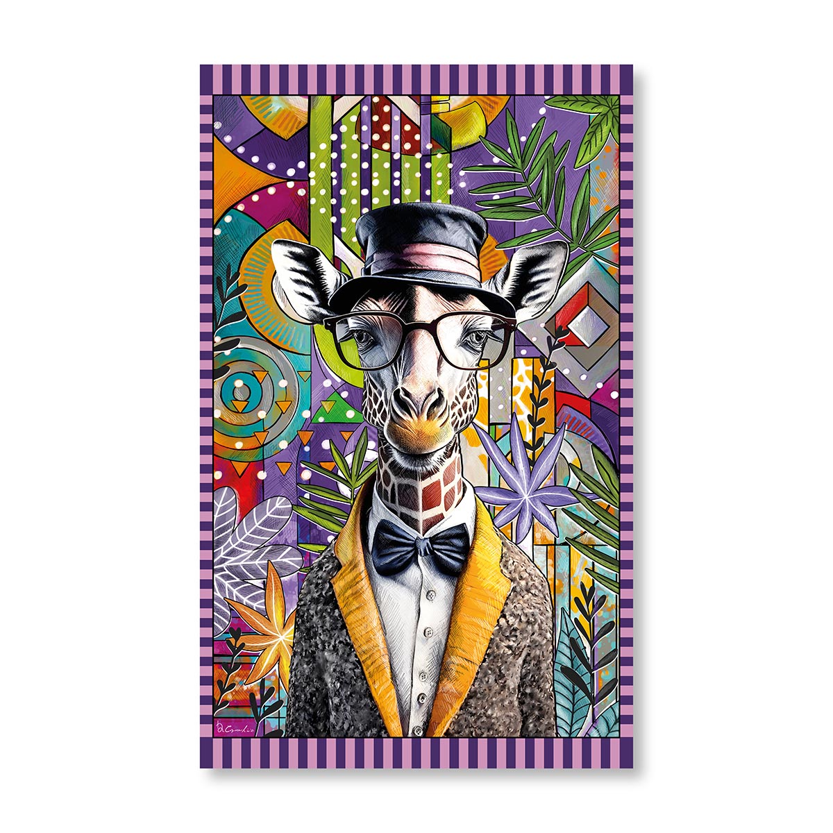 Pashmina/Pareo Human Essence Giraffa 180x110