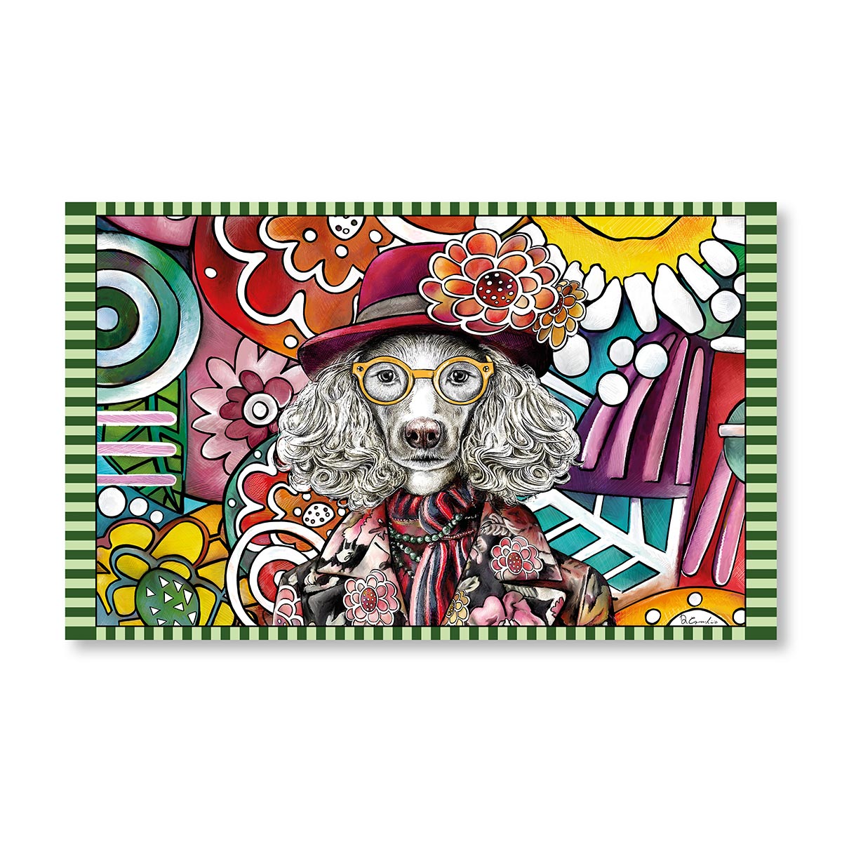 Pashmina/Pareo Human Essence Mrs. Dog 180x110