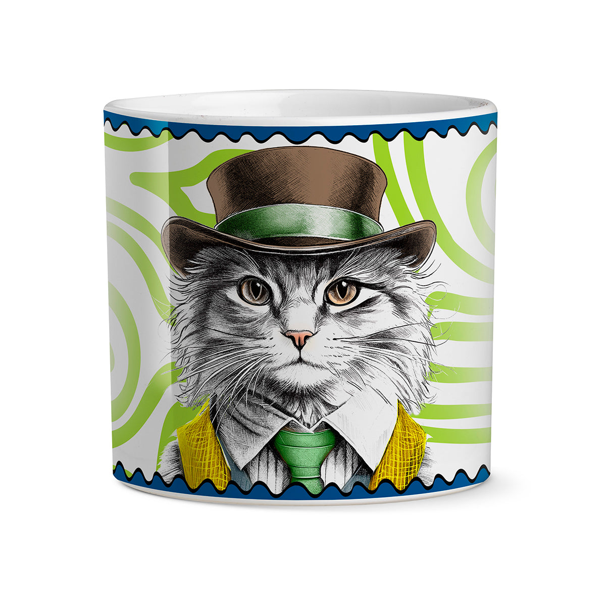 Vaso Human Essence Gatto "Independence" 12x12 Cm