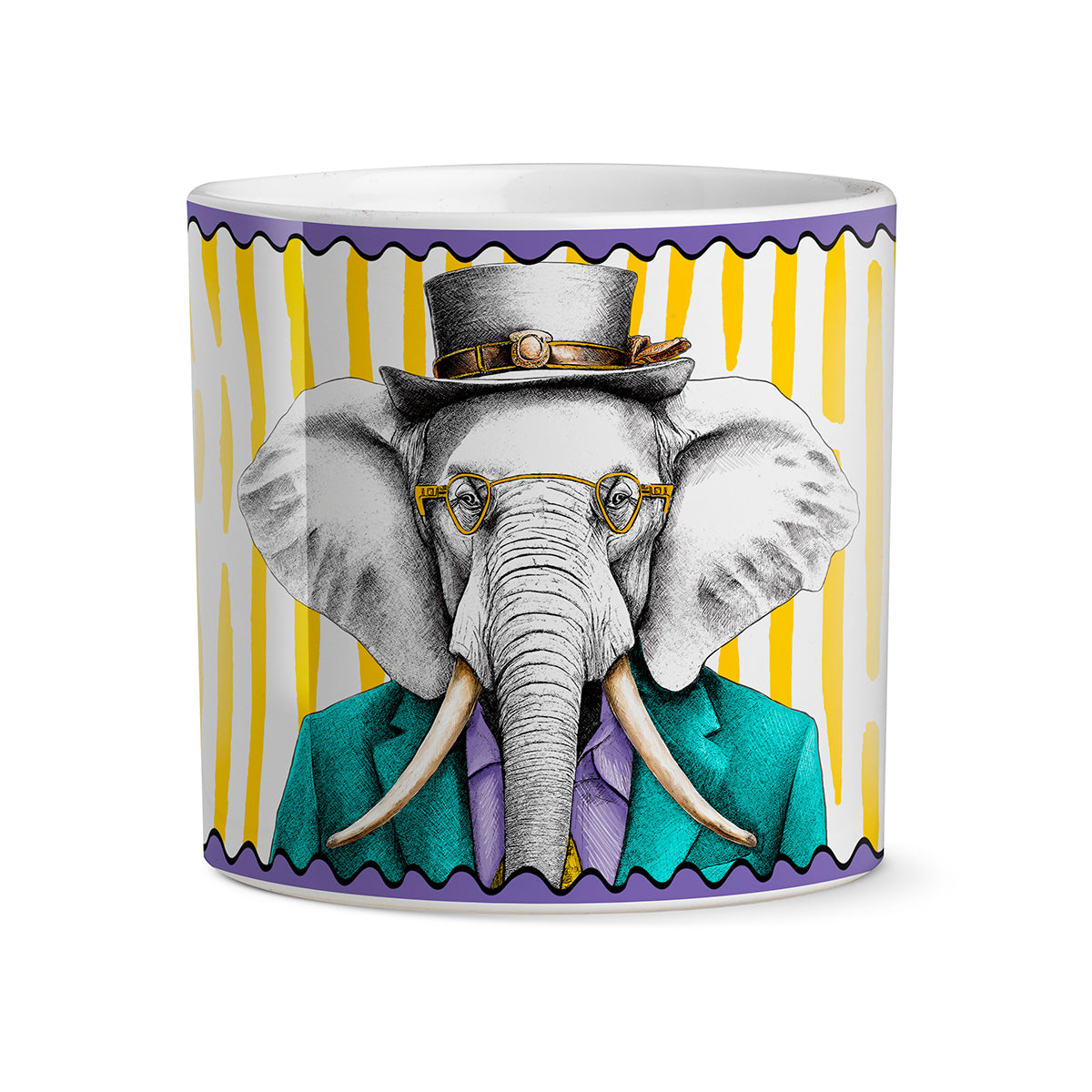 Vaso Human Essence Elefante "Wisdom" 12x12 Cm