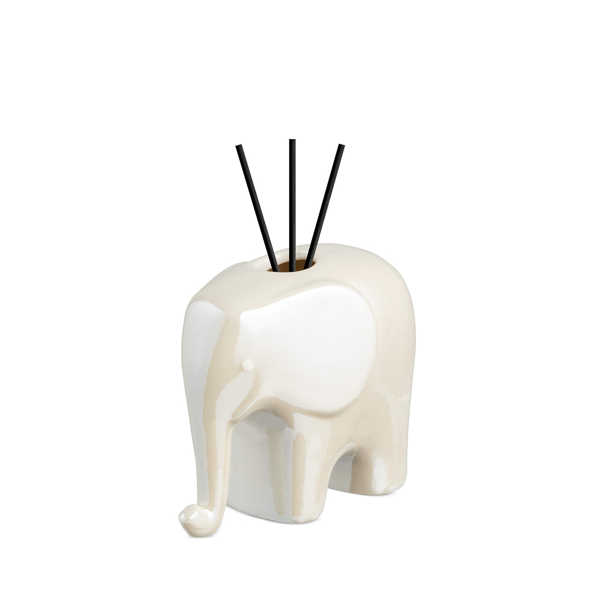 Elefante Profumatore 7x7 Bianco Perla