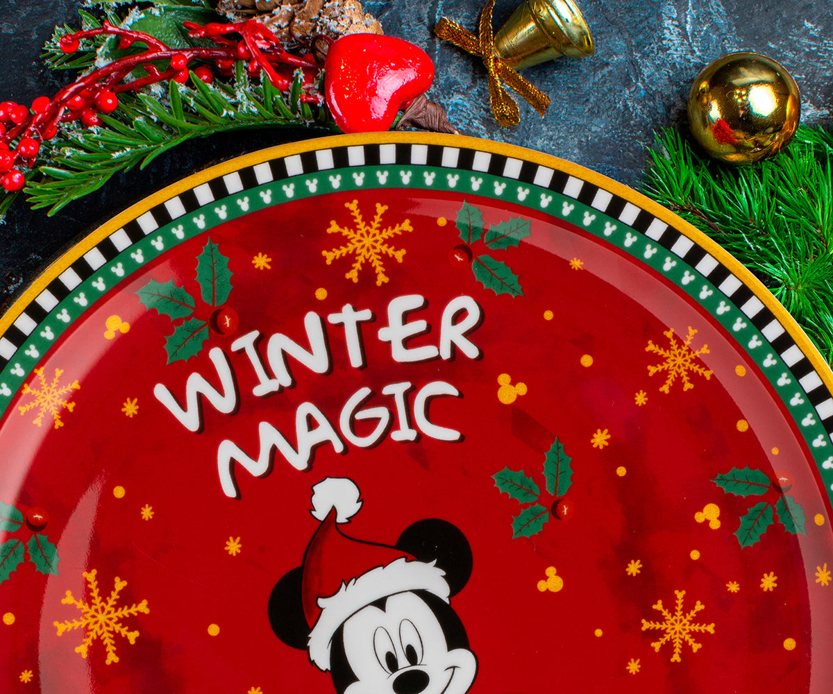 Panettone-Teller Winter Magic Minnie Mouse Ø31