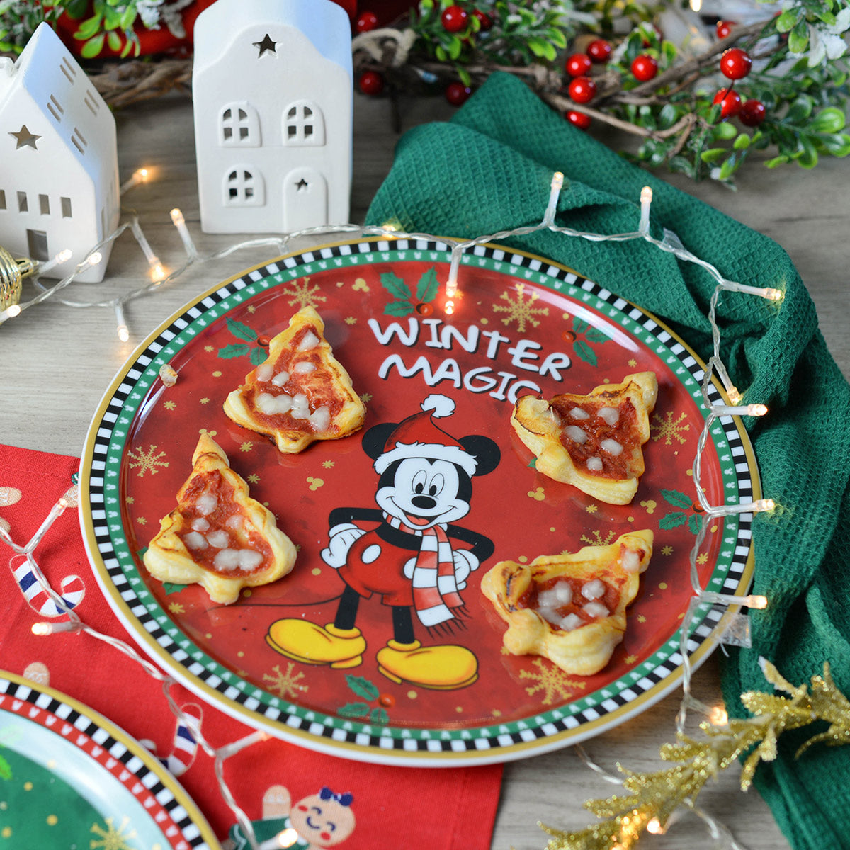 Piatto panettone Winter Magic Minnie Mouse d 31