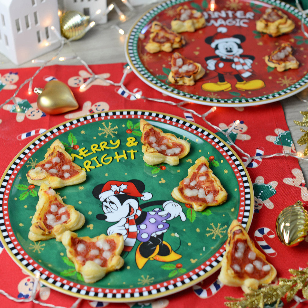 Piatto panettone Winter Magic Mickey Mouse d 31