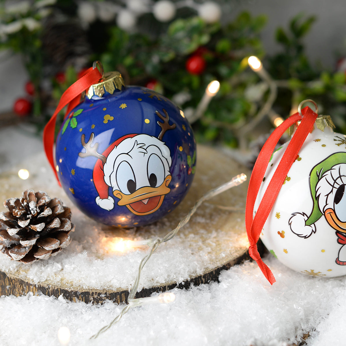Palla di Natale Winter Magic Donald Duck d 8