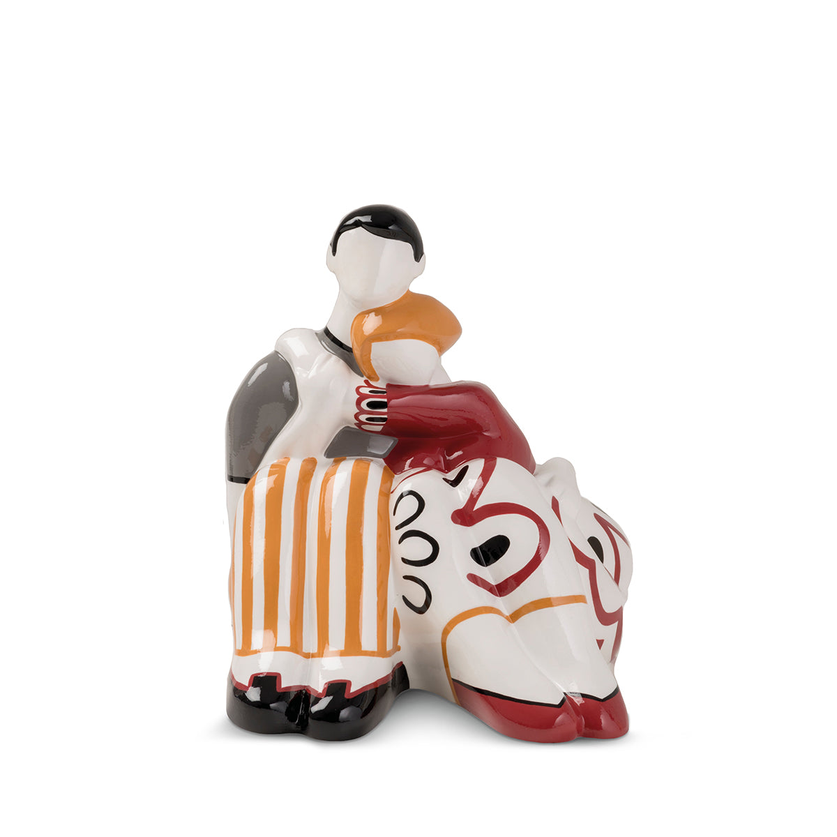 Statuina "Vicini" Abbracci Cm 21