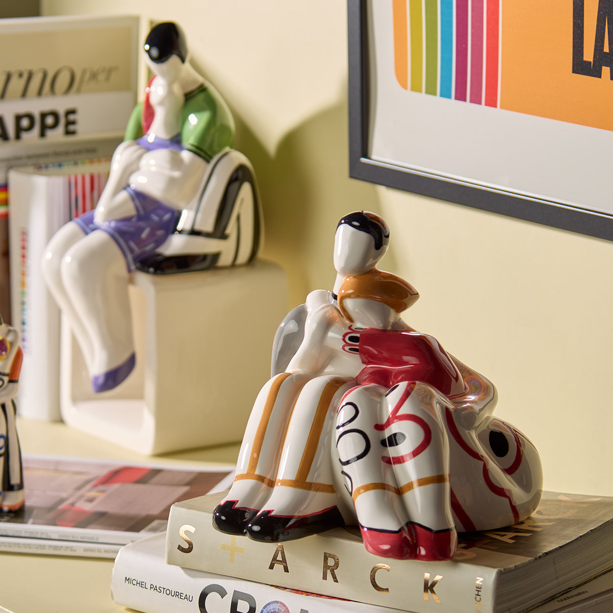 Statuina "Vicini" Abbracci Cm 21