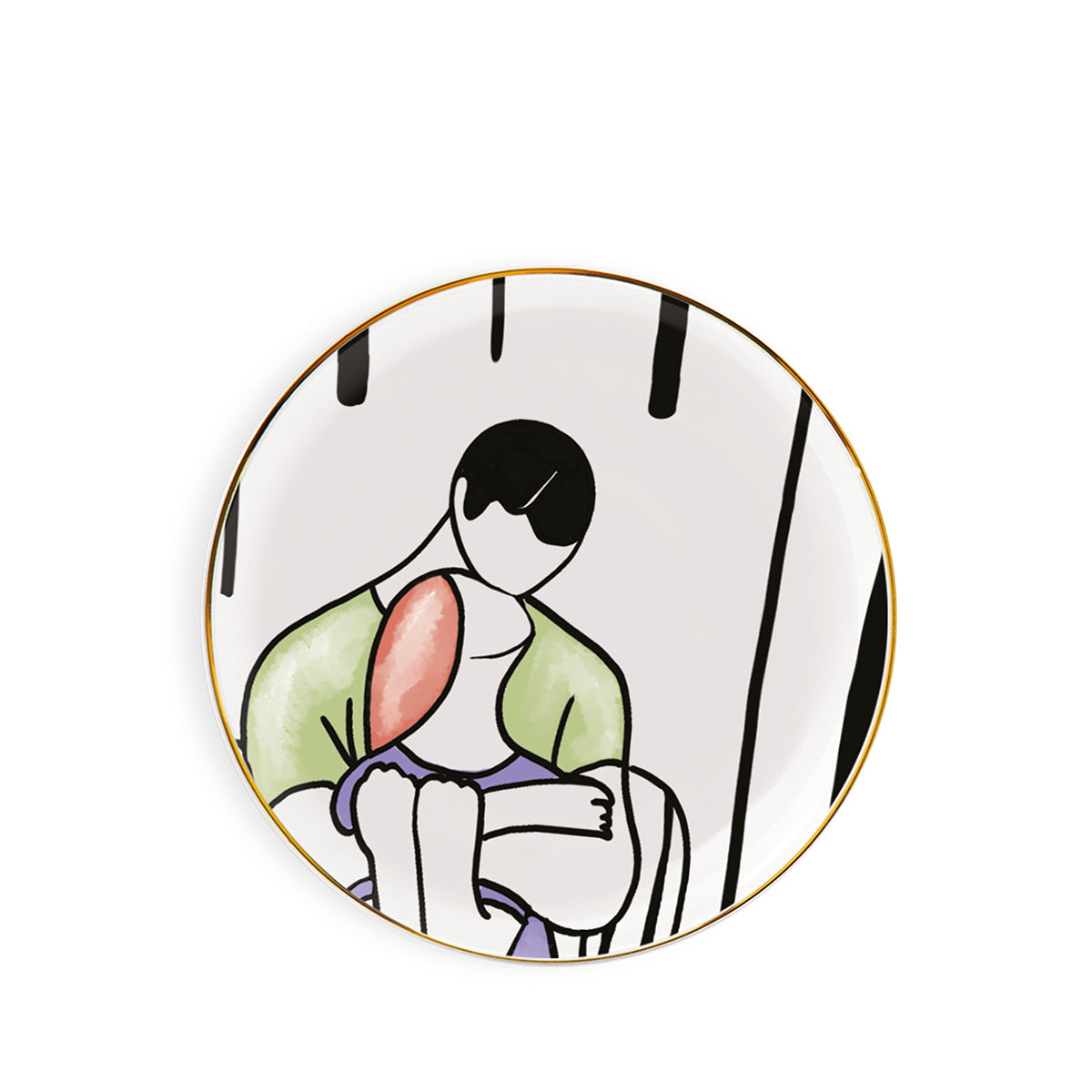 “Us” Embraces Dessert Plate Ø19 cm