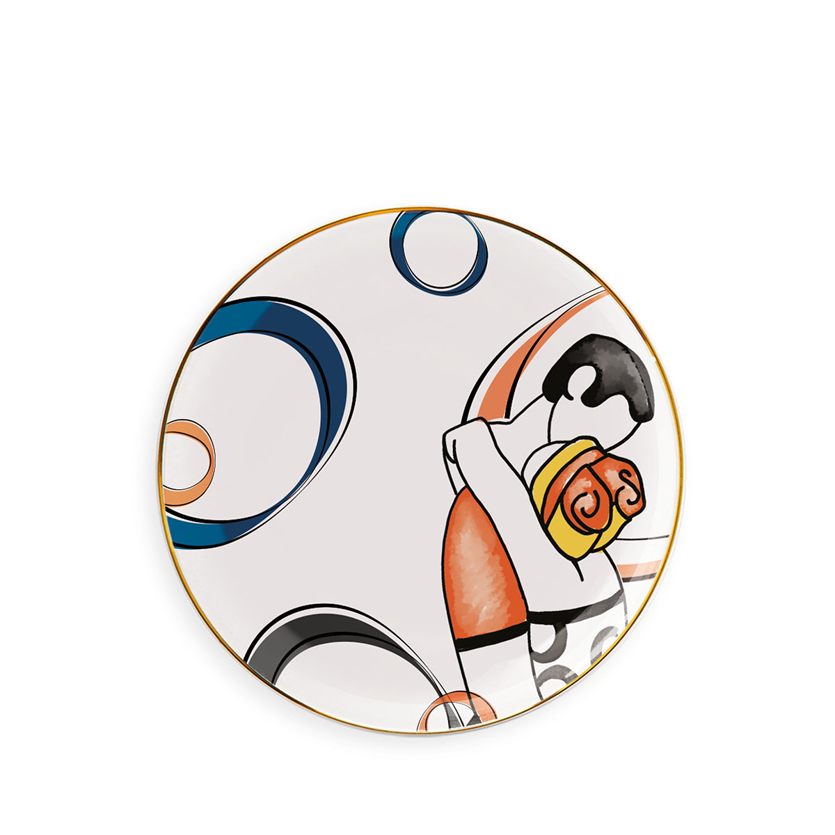 “With You” Embraces Dessert Plate Ø19 cm