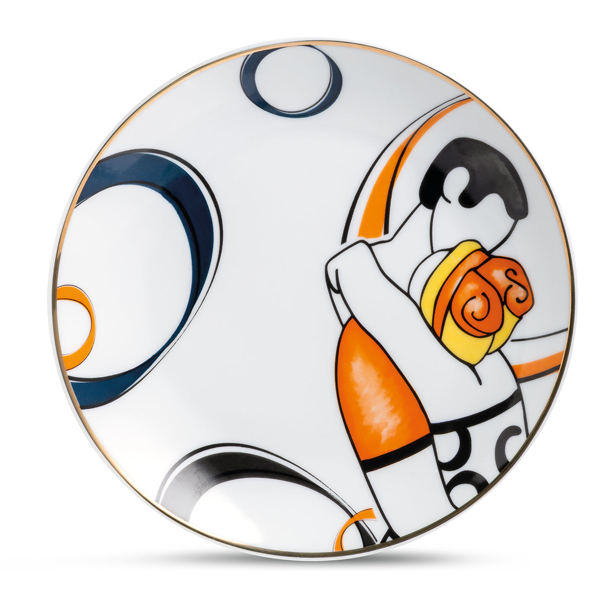 “With You” Embraces Dessert Plate Ø19 cm