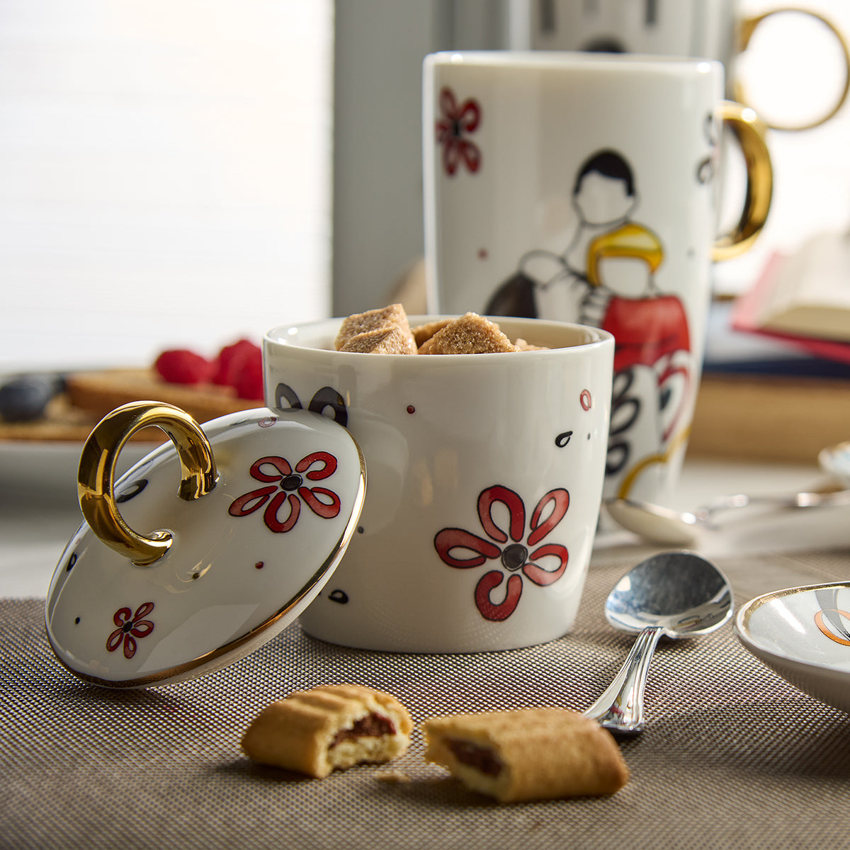 Abbracci Sugar Bowl 9x10 cm