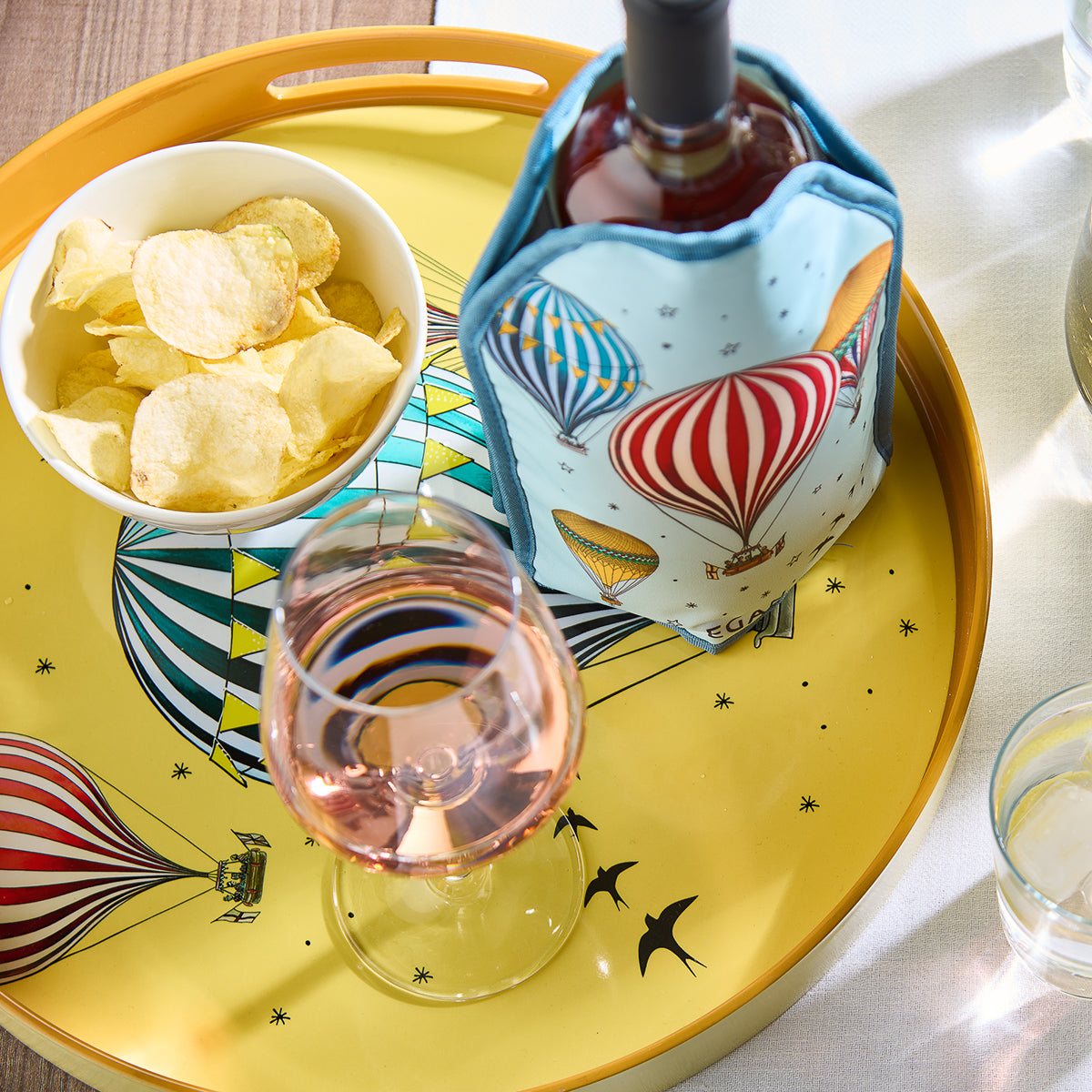 Vassoio Giramondo Giallo D37,5