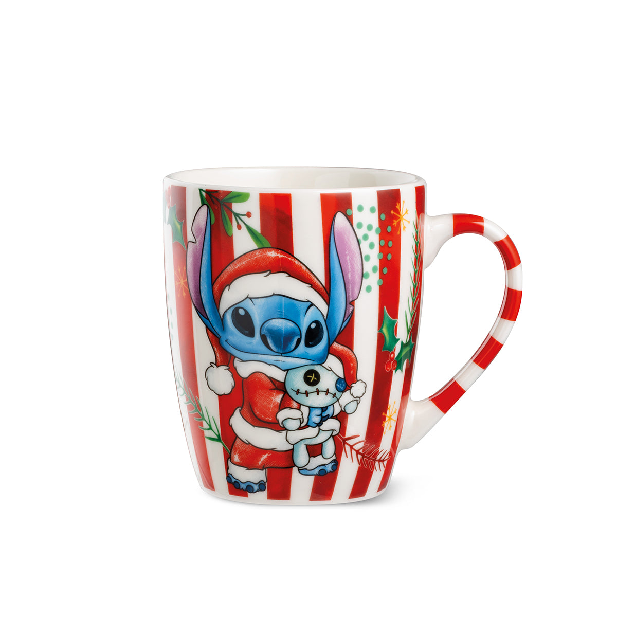 Mug Stitch Natale rosso ml 450