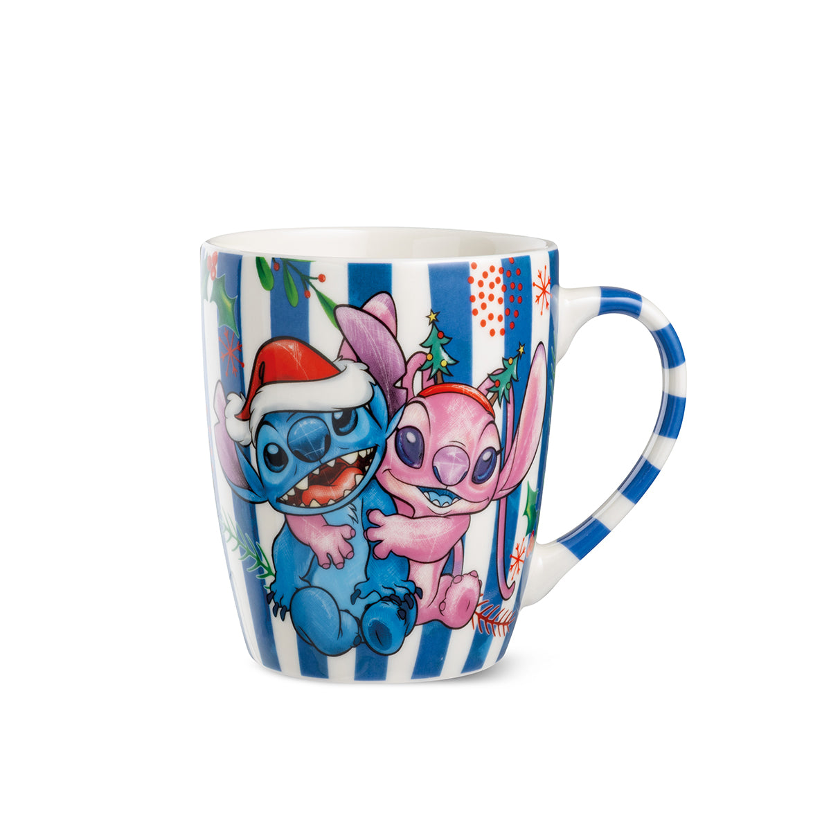 Mug Stitch & Angel Natale blu ml 450