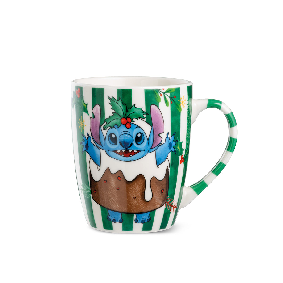 Mug Stitch Natale verde ml 450
